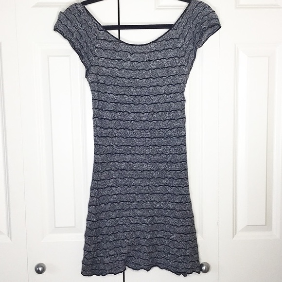 Free People Dresses & Skirts - Free People Two Tone Grey Fitted Dress/Long Shirt